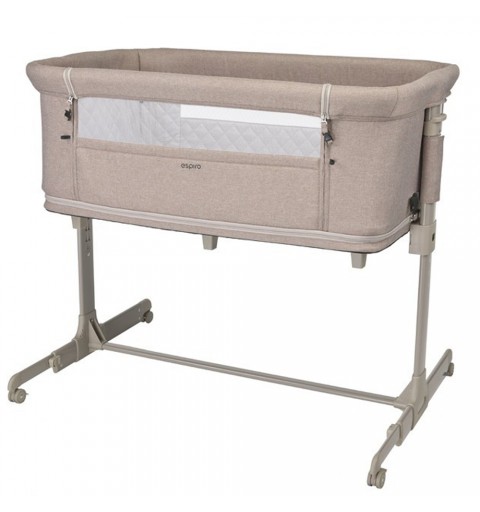 Espiro Cloud - 2w1 łóżeczko dostawne, kojec niemowlęcy | 19 Beige Dune